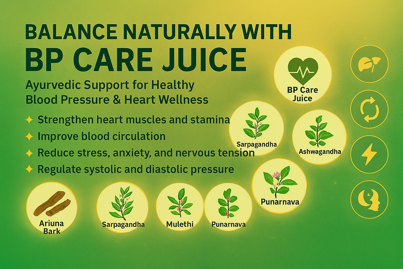Balance Naturally with BP Care Juice: Ayurvedic Support for Healthy Blood Pressure &amp; Heart Wellness