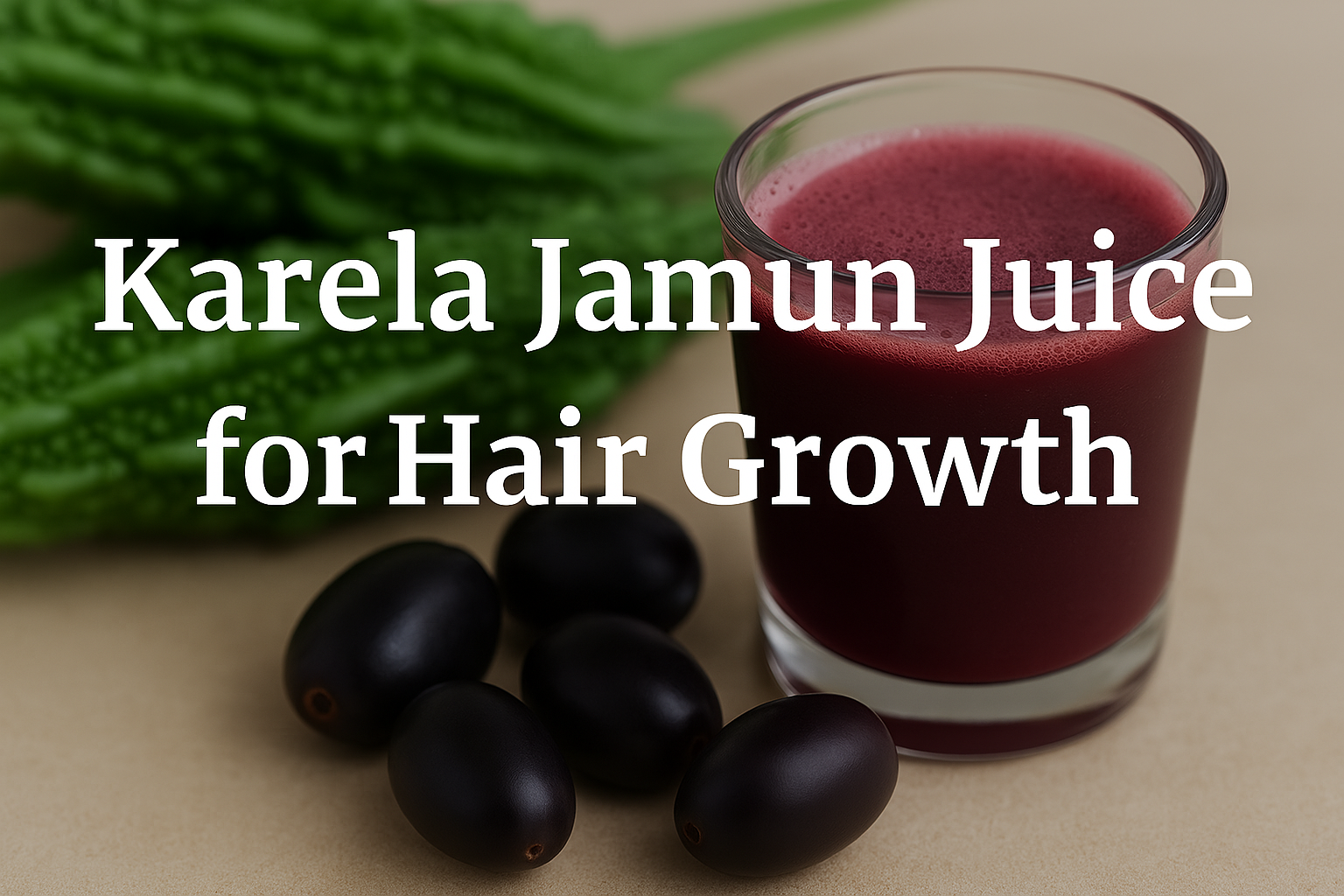 Karela Jamun Juice Benefits for Hair Growth