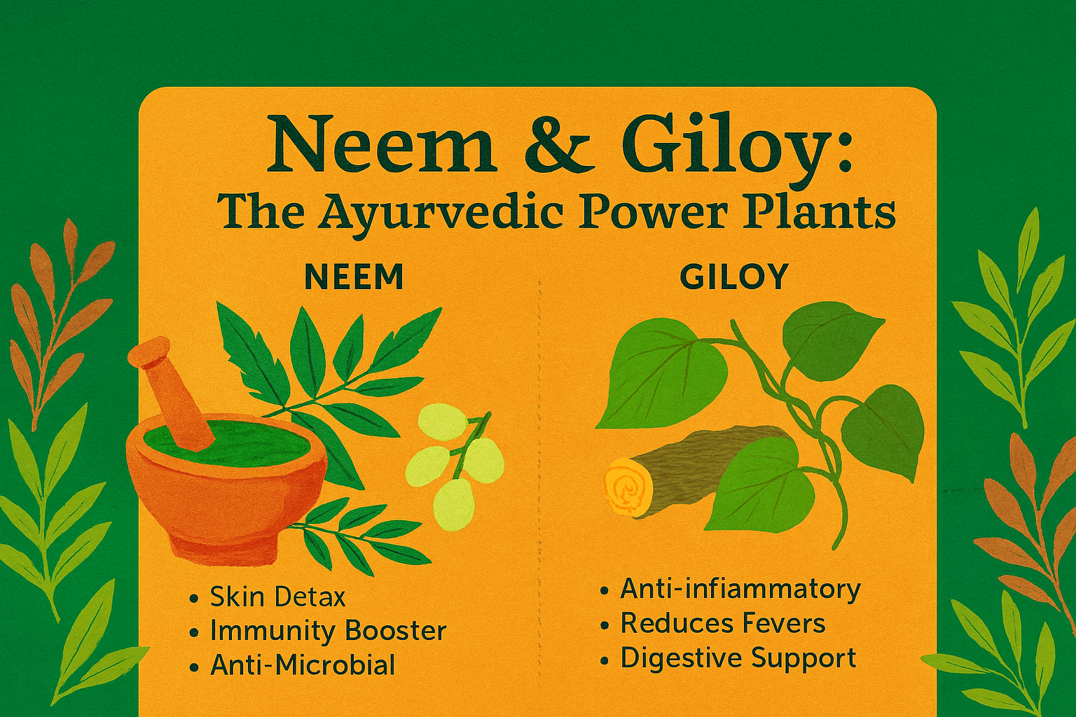 Neem & Giloy in Ayurveda