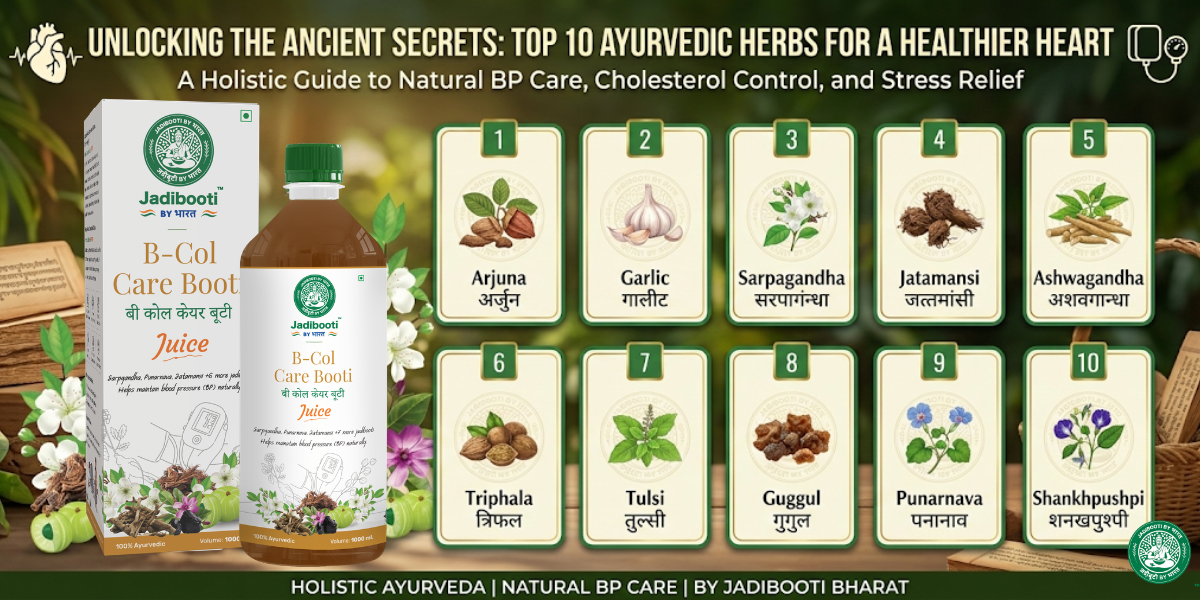 Top 10 Ayurvedic Herbs for Heart &amp; BP Care