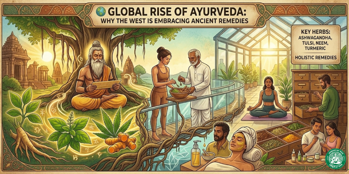 🌍 Global Rise of Ayurveda: Why the West is Embracing Ancient Remedies