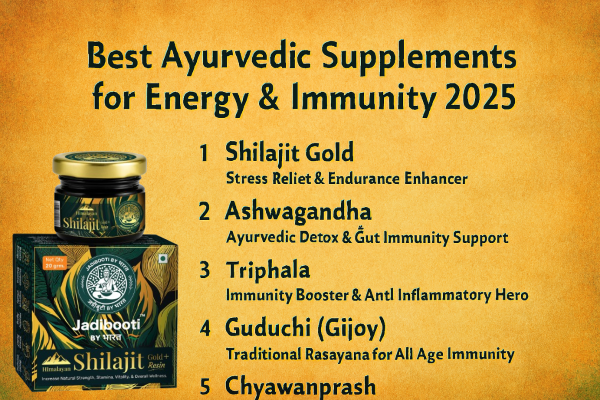 Best Ayurvedic Supplements for Energy & Immunity