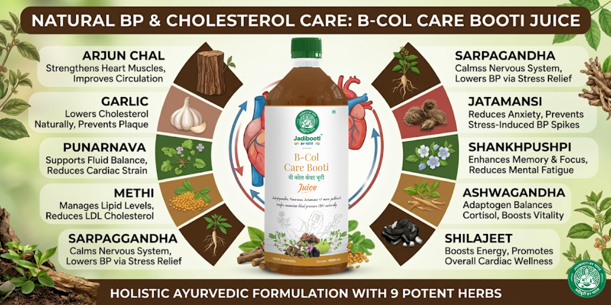 Managing BP &amp; Cholesterol Naturally: The Role of B-Col Care Booti Juice
